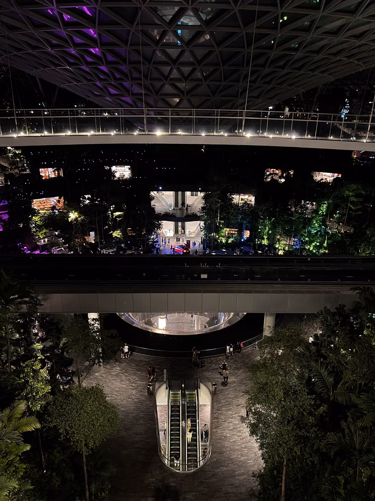 Views of Jewel from above (waterfall off for the night)